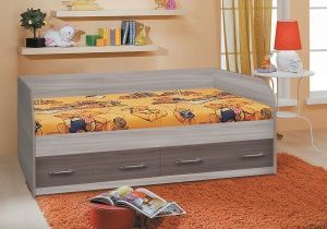 Кровать с ящиками Сказка 800 в Осе - osa.ok-mebel.com | фото